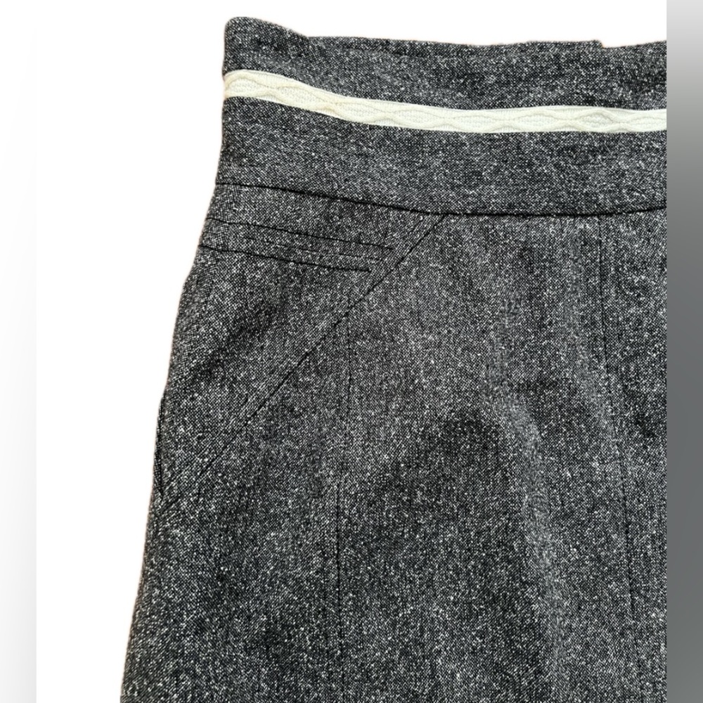 Tory Burch Wool/Silk Blend Pencil Skirt - Picture 4 of 8